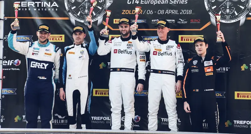 Jamie Vandenbalck — Podium GT4 European Series — Zolder (2018)