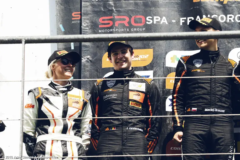 Jamie Vandenbalck — Podium in Spa-Francorchamps